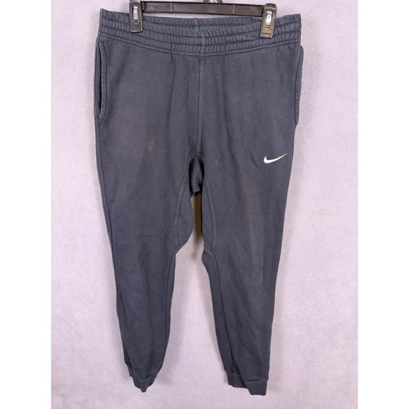Nike Other - Nike ‎ Mens M Black Joggers Gym Workout Swoosh Club Fleece Sweatpants